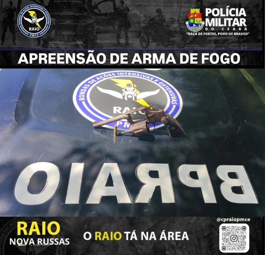 Raio Apreende Arma de Fogo em Ipaporanga: Ação Policial de Risco
