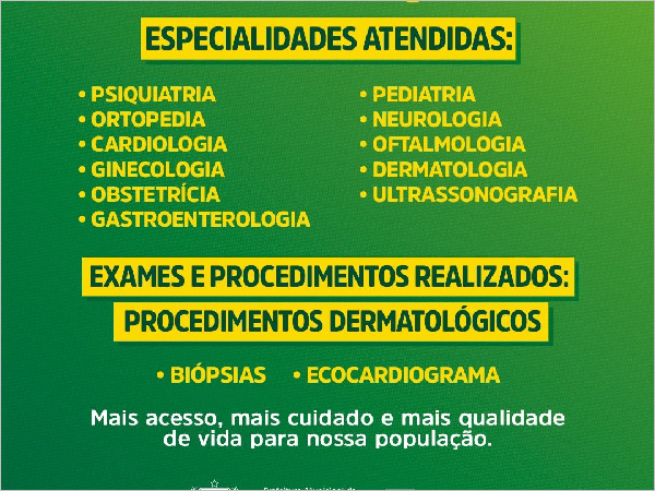 Saúde em Poranga: Ampliação de Atendimentos Especializados