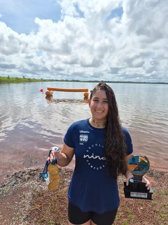 Sofia Duailibe Brilha na Copa Brasil de Águas Abertas: 3 Ouros e um Destaque Nacional