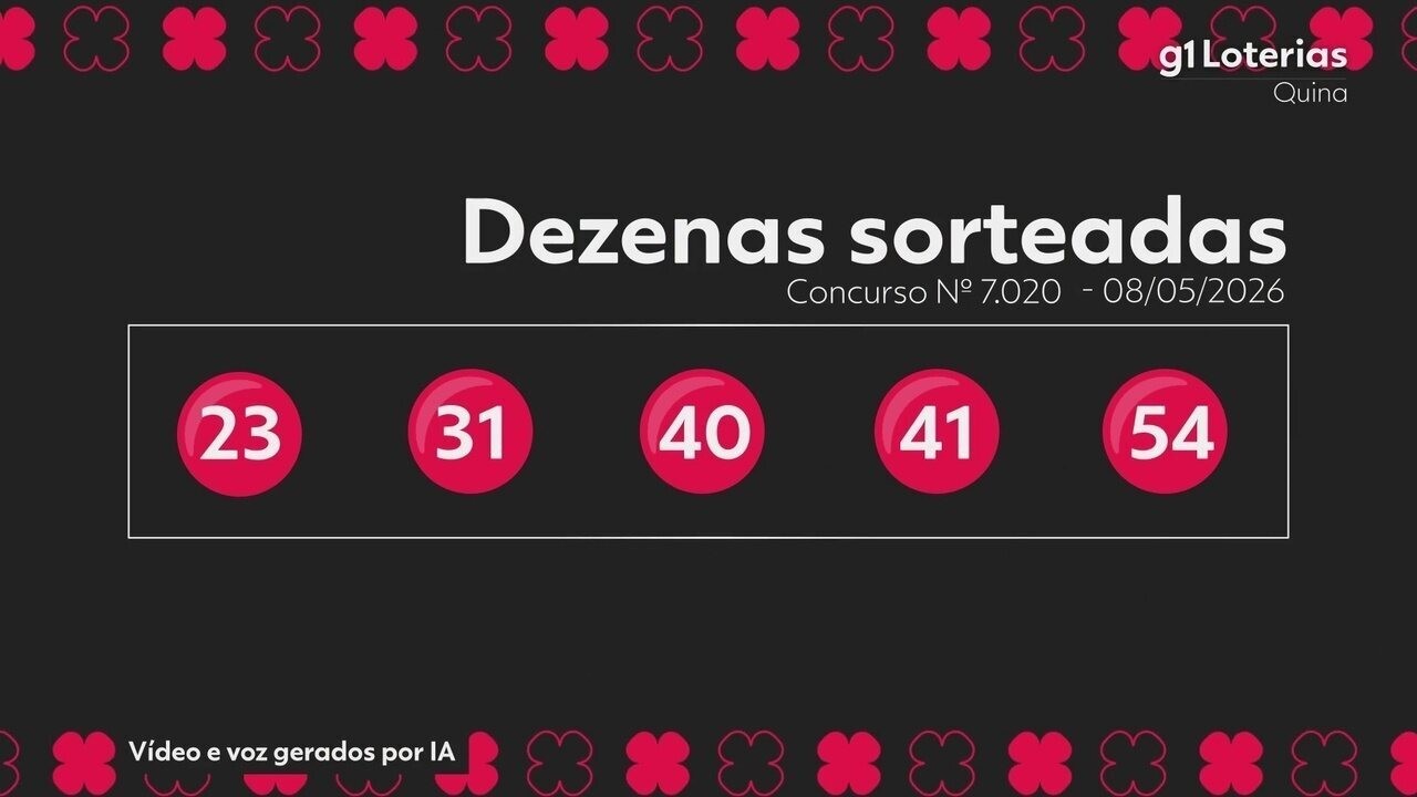 Sorteio da Quina: Resultado do Concurso 7020 e Números Sorteados