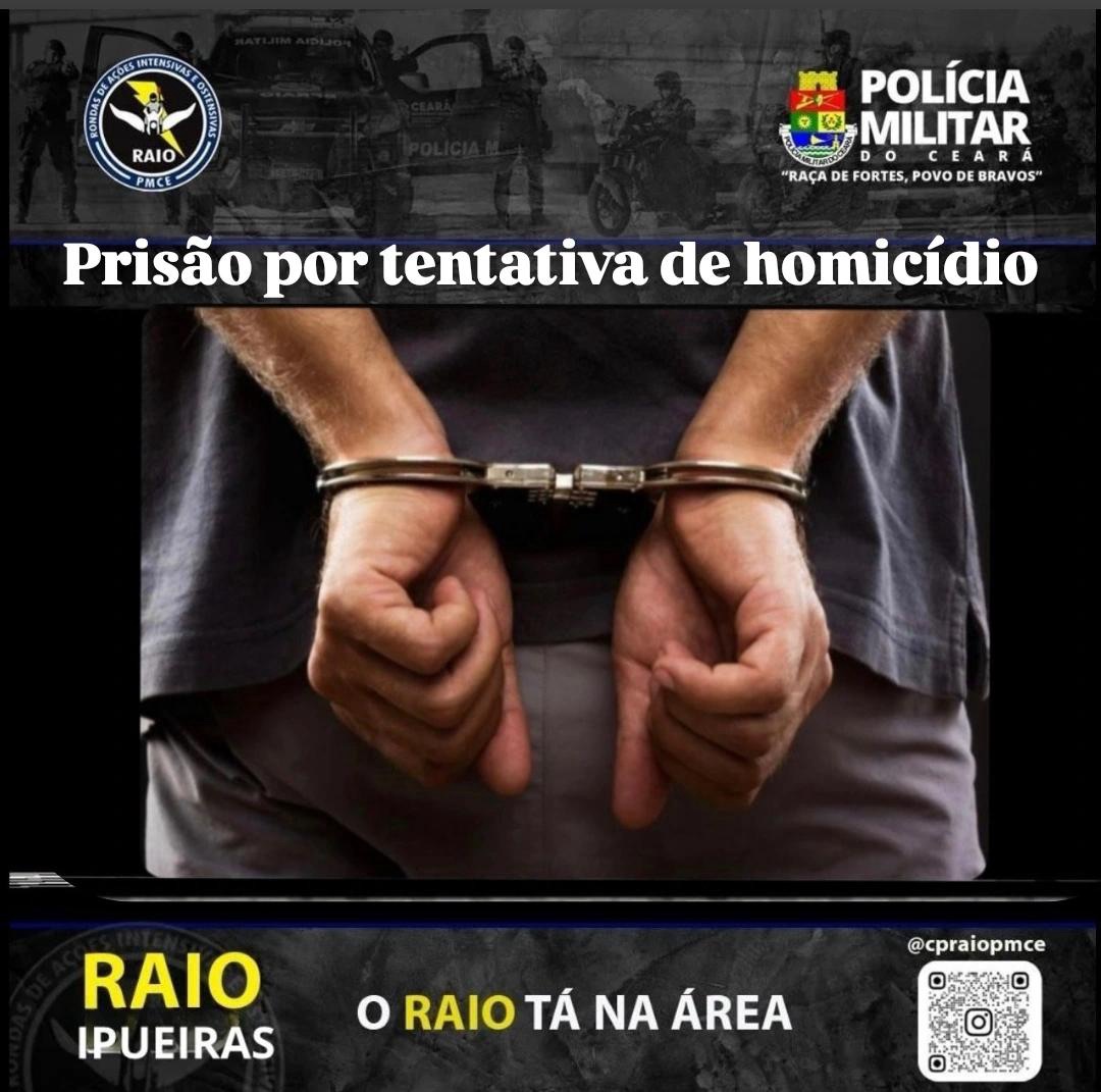Tentativa de Homicídio em Ipueiras: Rafael da Silva Mineiro Responsável