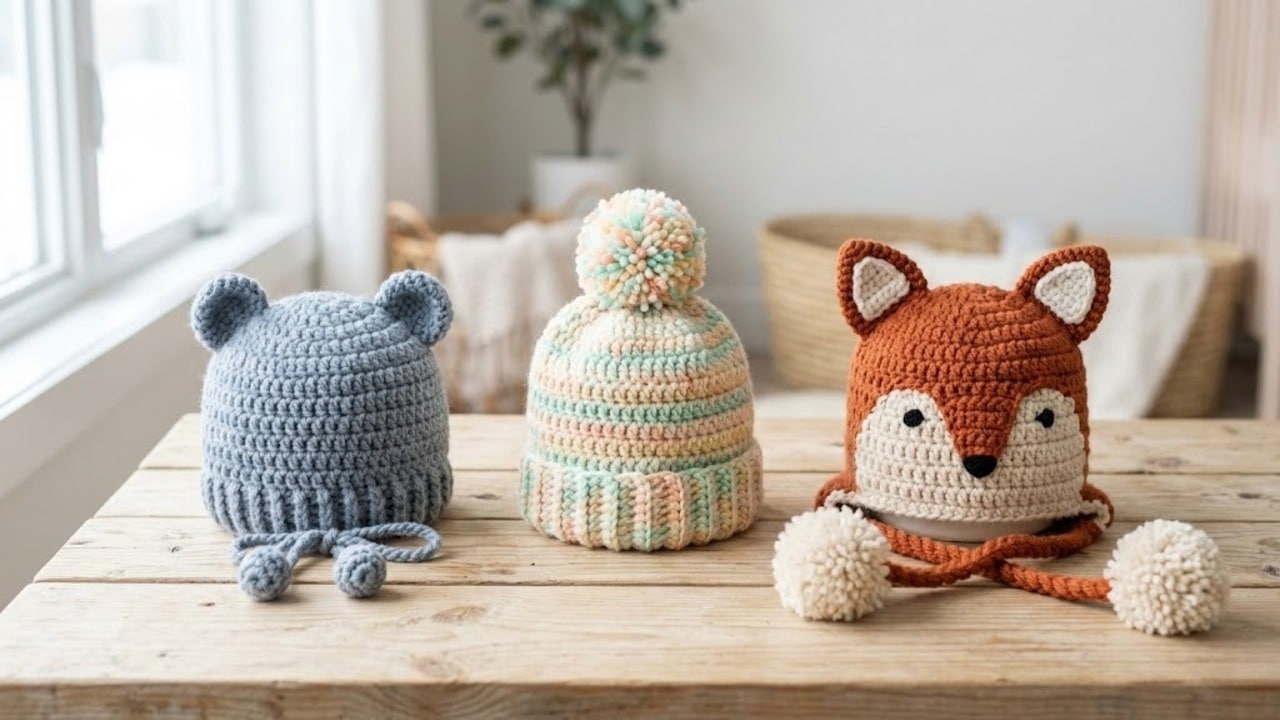 Toucas de Crochê Infantil: Proteja Seu Filho do Frio com Estilo e Segurança